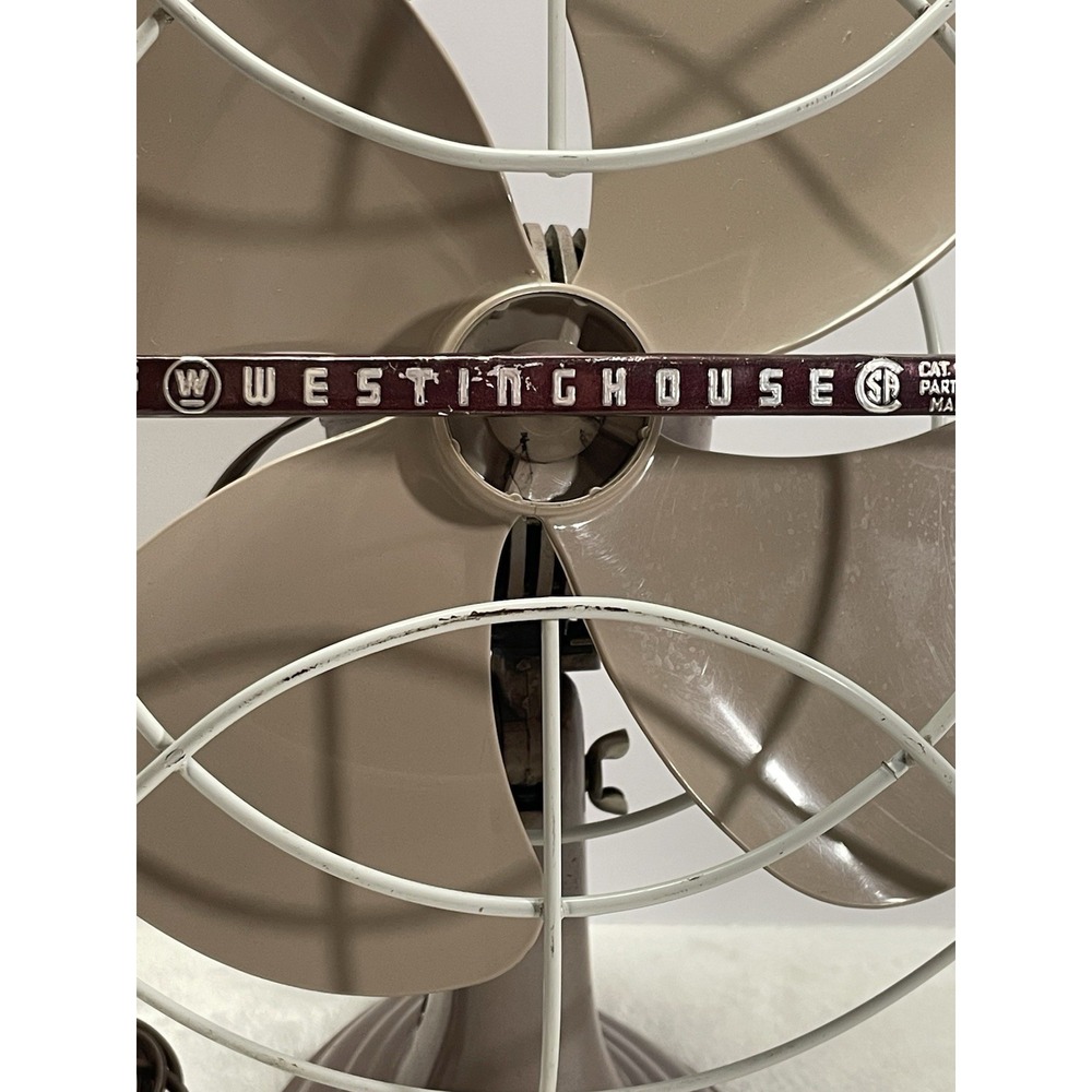 Vintage Westinghouse 10 Inch Oscillating Fan‎ Cat No 10 LA 4 Part No Y-35256 - Picture 11 of 11